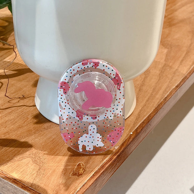 Polka Dot Illustration Style Desktop Air Bag Holder