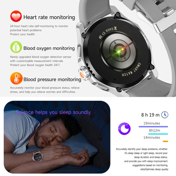 Xiaomi S4 Ultra NFC Bluetooth Call Blood pressure Health watch