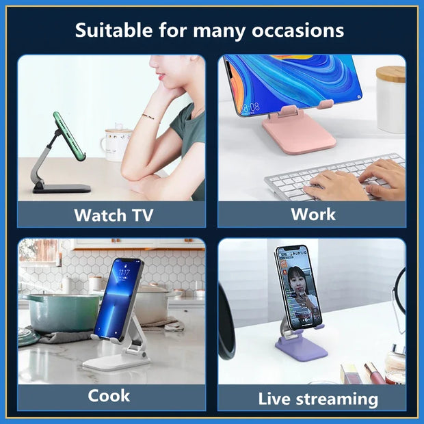 New Foldable ABS Desktop Mobile Phone Stand