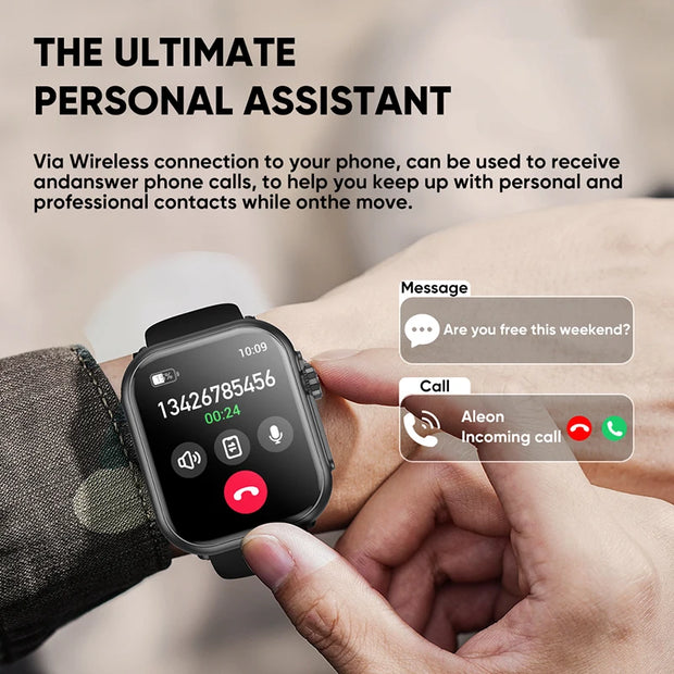 New Bluetooth Call GPS Track Waterproof Smart Watch