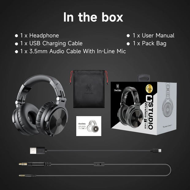 Oneodio Pro-C Bluetooth Wireless Headphones