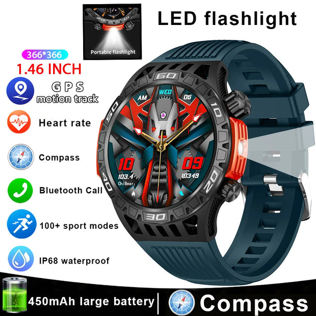 Outdoor Military Smart Watch