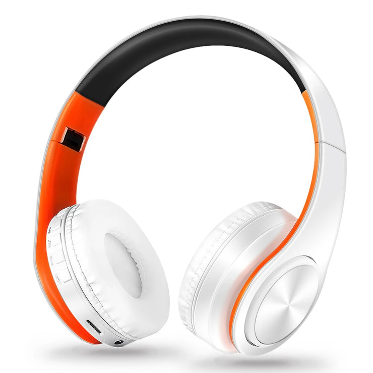 Men Gold Wireless Bluetooth Stereo Headset