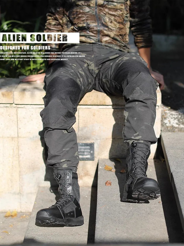 Men's Workwear Suit Outdoor Clothes Long Sleeve Tee Shirt & Trousers Wear-resisting Hunting Clothes Men Camping Suit