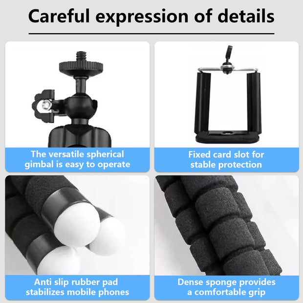 Gopro Hero 11 10 9 8 7 Black MAX Flexible Mini Octopus Tripod Accessories