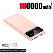 100000mAh Power Bank 120W Super Fast Charging