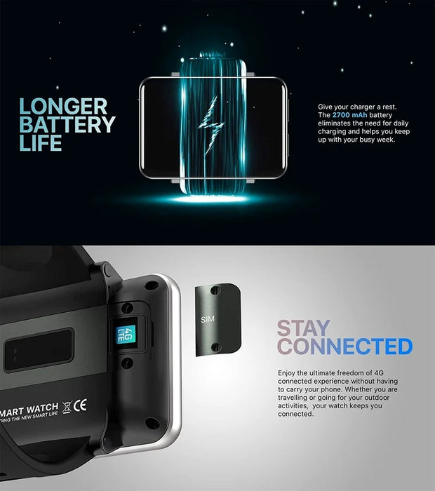 DM100 4G LTE Smart Watch