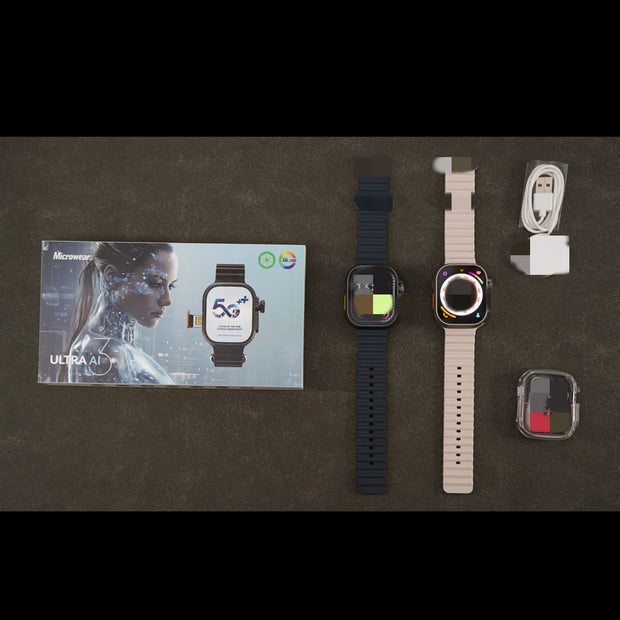 2025 Ultra Ai 3 4G Full Netcoms Smart Watch