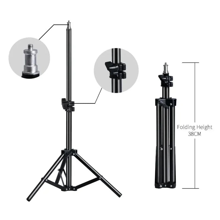 1/4 Screw Head Light Stand Tripod