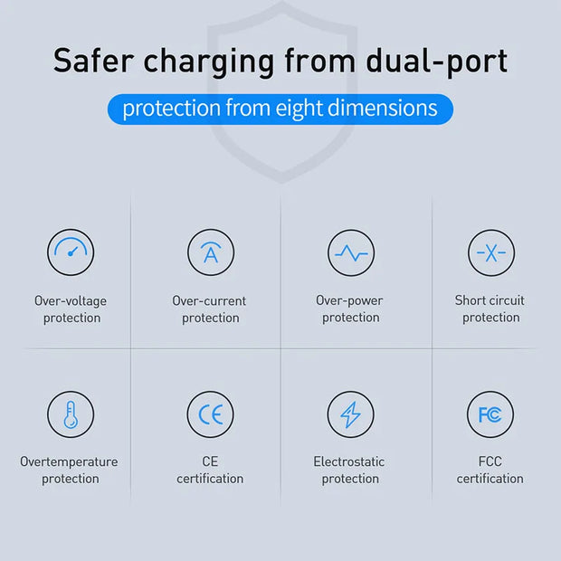 Baseus Dual USB Charger