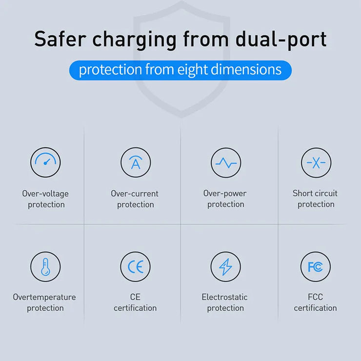 Baseus Dual USB Charger