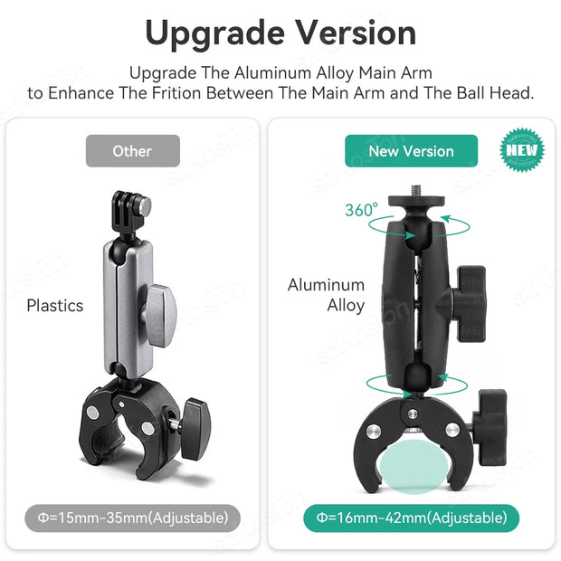 New Motorcycle Camera Holder Handlebar Mount