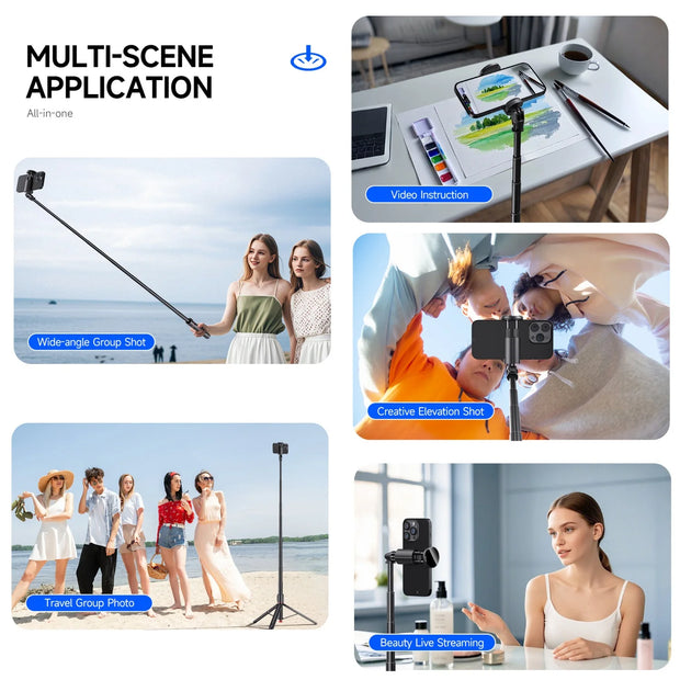 Auto Open Selfie Stick Tripod