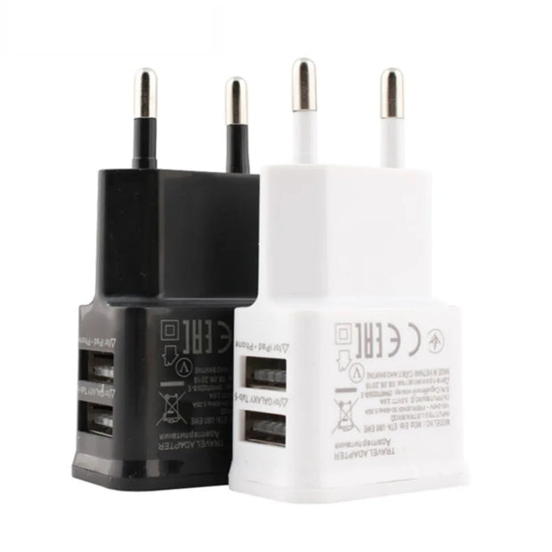 5V Portable Dual USB Power Adapter