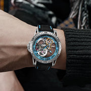Men's Casual Mechanical Watch Automatic Luxury Brand New Sport Watches Man Hollow Out Fashion Waterproof Business Luminous Clock