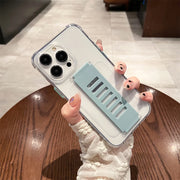 New Wristband Clear TPU Phone Case