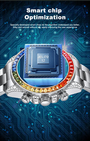 LIGE 1.43" AMOLED Man Smart Watch Bluetooth Call NFC Outdoor Compass Smartwatch Men Fitness Tracker 100+ Sport Modes Bracelet