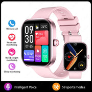 Men Full Touch Screen Bluetooth Call Waterproof Watches