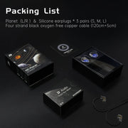 High-quality HIFI in ear wired earphones