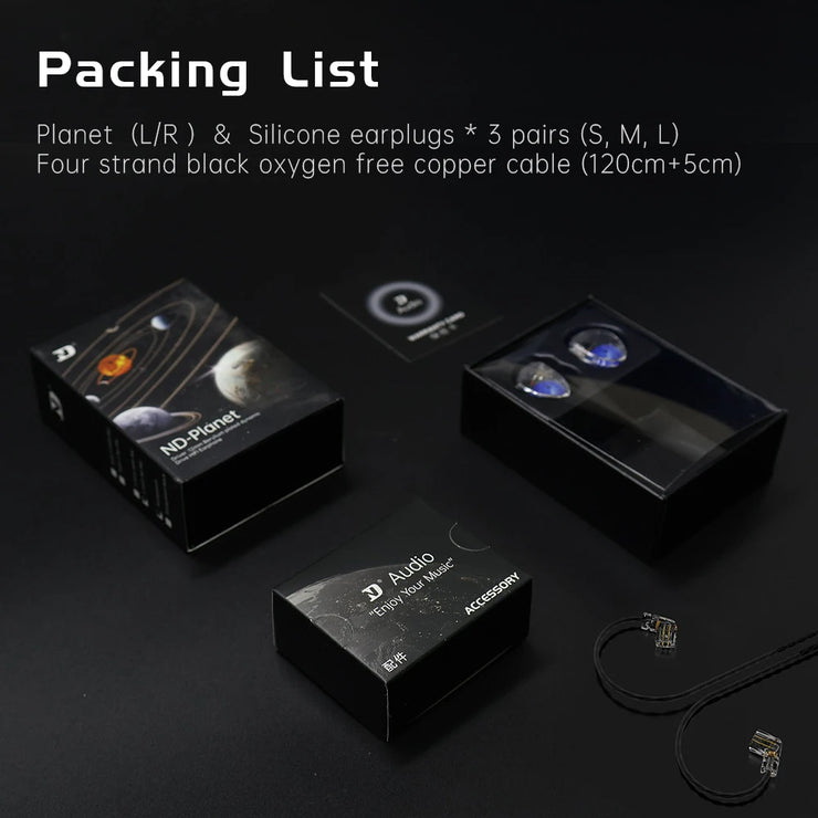 High-quality HIFI in ear wired earphones