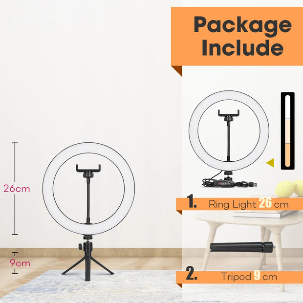 New  LED Ring Light Phone Tripod