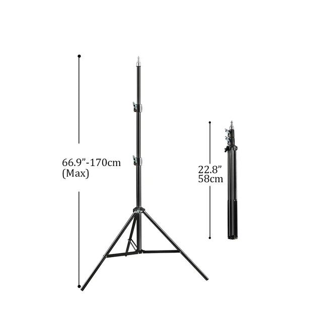 1/4 Screw Head Light Stand Tripod