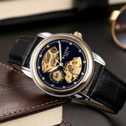 Fashion Hollow Business Tourbillon Automatic Mechanical Watch for Men