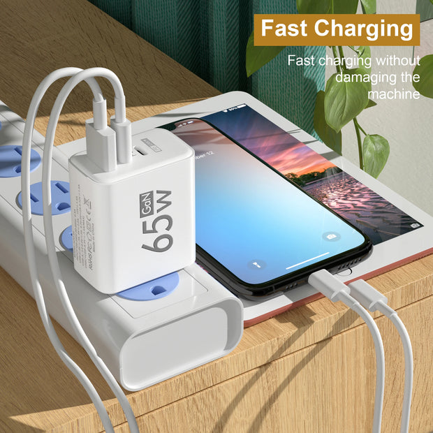 PD 65W USB C Charger GaN Charger