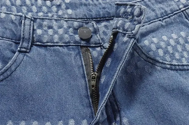 Spring Autumn Denim Clothing Set For Men Stylish Jacket Jeans 2-piece Set Working Class Style Bold Fashion Statement