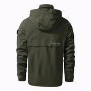 Men Outdoor Jacket New Spring Autumn Hooded Waterproof Casual Jacket Coat Men Tactics Military Jacket Men Plus Size M-8XL