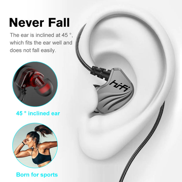 HIFI 6D Surround Bass in-Ear Wired Headphones