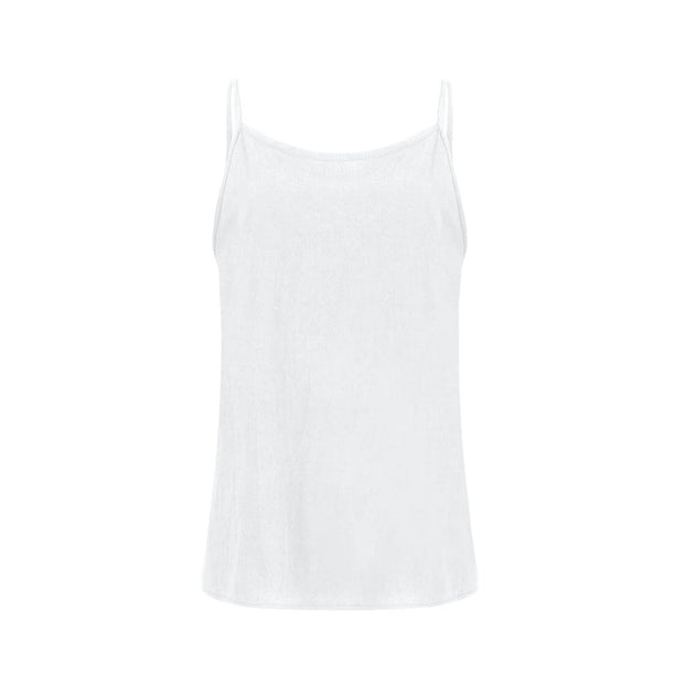 Women's tops sexys Cotton Linen Camisole Vest Summer Loose Sleeveless Versatile Bottom Top solid color blouse classic camisetas