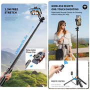 New Magnetic Selfie Stick Tripod Stand
