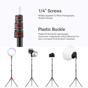1.9M/75Inch Aluminium Light Stand