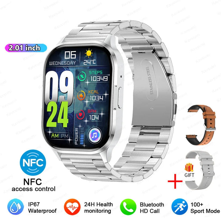 Women AMOLED Screen Bluetooth Call  NFC Sport Watch