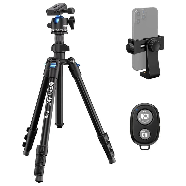 New 64.17-inch Professional Camera Tripod