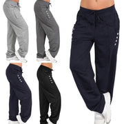 2024 Fashion Casual Joggers Women's Hip Hop High Waist Baggy Sweatpants Running Jogging Sports Pants Trousers Casual Streetwear