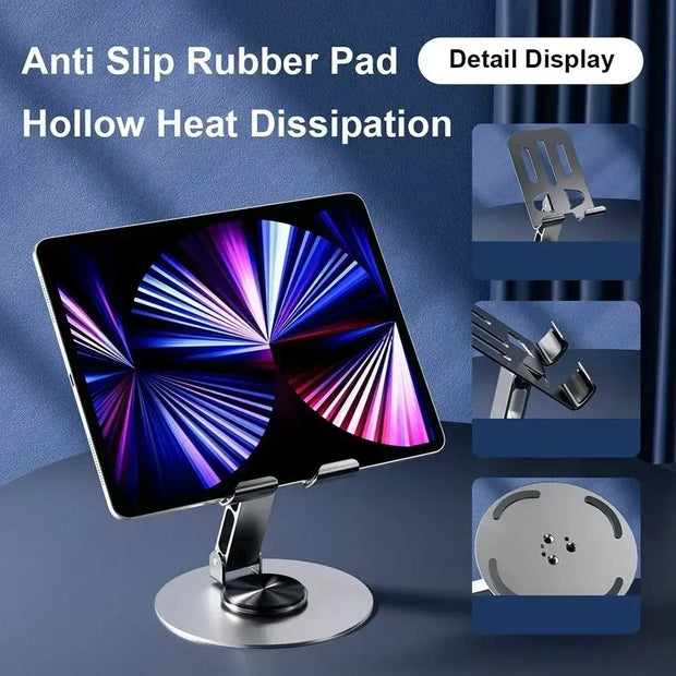 All Metal Aluminum 360 Rotation Mobile Phone Holder