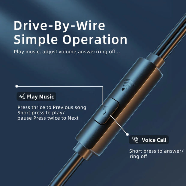 Awei PC-7/PC-7T Wire-controlled Earphone