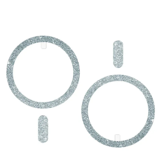 2pcs Ultra-thin Shiny Magnetic Plate