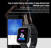 Y68 Real Step Count Fashion Smart Sports Watch