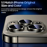 Natural Titanium Gray Metal Camera Lens