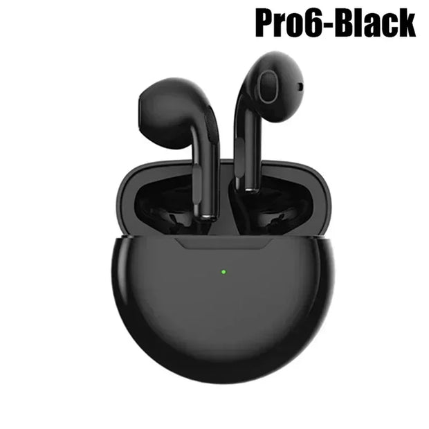 New Pro 6 TWS Bluetooth Earphones