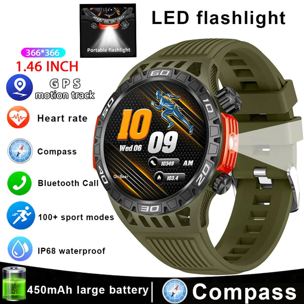 Outdoor Military Smart Watch