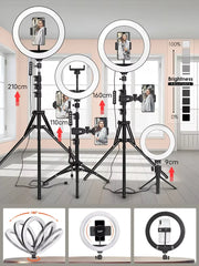 New  LED Ring Light Phone Tripod