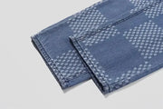 Spring Autumn Denim Clothing Set For Men Stylish Jacket Jeans 2-piece Set Working Class Style Bold Fashion Statement