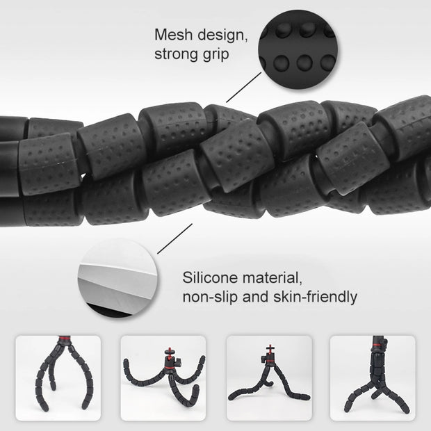 PULUZ Mini Octopus Flexible Tripod Holder