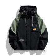 Men Jacket Hoodie Loose Outerwear Hiking Sportswear Mens Casual Breathable Jackets Male Windbreaker Plus Size L-9XL Men Clothing