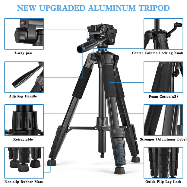 New 79” Camera Tripod