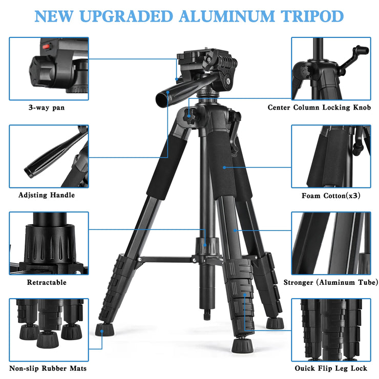 New 79” Camera Tripod